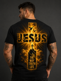 JESUS "Gold Cross" Tee
